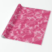 Pink-Camouflage-Muster Geschenkpapier (Ungerollt)