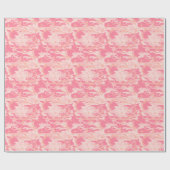 Pink-Camouflage-Muster Geschenkpapier (Flach)