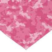 Pink-Camouflage-Muster Kurzer Tischläufer (Ecke)