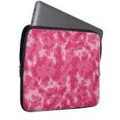 Pink-Camouflage-Muster Laptopschutzhülle (Vorne Rechts)