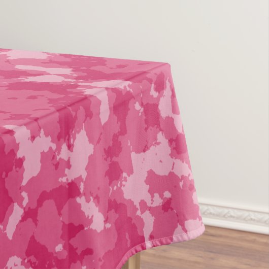 Pink-Camouflage-Muster Tischdecke (Beispiel)