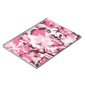Pink Camouflage Notizblock (Linke Seite)
