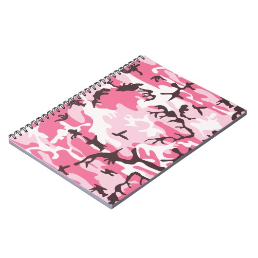 Pink Camouflage Notizblock (Linke Seite)