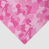 Pink-Camouflage-Papiermuster Seidenpapier (Detail)