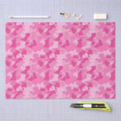 Pink-Camouflage-Papiermuster Seidenpapier (Handwerk)