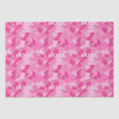 Pink-Camouflage-Papiermuster Seidenpapier (Vorderseite)