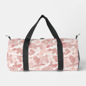 Pink Camouflage Pattern Duffle Bag (Vorderseite)