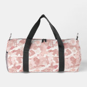 Pink Camouflage Pattern Duffle Bag (Rückseite)