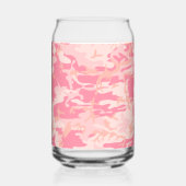 Pink Camouflage Pattern, Ihr Name, Personalisieren Dosenglas (Links)