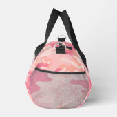 Pink Camouflage Pattern, Ihr Name, Personalisieren Duffle Bag (Rechts)