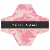 Pink Camouflage Pattern, Ihr Name, Personalisieren Fußball (Flach)