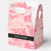 Pink Camouflage Pattern, Ihr Name, Personalisieren Geschenkschachtel (Geöffnet)
