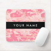 Pink Camouflage Pattern, Ihr Name, Personalisieren Mousepad (Mit Mouse)