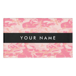 Pink Camouflage Pattern, Ihr Name, Personalisieren Namenschild
