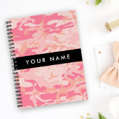 Pink Camouflage Pattern, Ihr Name, Personalisieren Planer