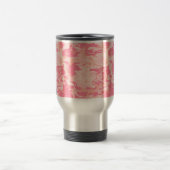 Pink Camouflage Pattern, Ihr Name, Personalisieren Reisebecher (Mittel)