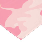 Pink Camouflage Pattern, Ihr Name, Personalisieren Tischdecke (Schrägansicht)