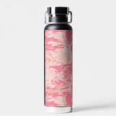 Pink Camouflage Pattern, Ihr Name, Personalisieren Trinkflasche (Rückseite)
