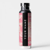 Pink Camouflage Pattern, Ihr Name, Personalisieren Trinkflasche (Links)