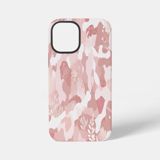 Pink Camouflage Pattern iPhone Hülle (Rückseite)
