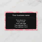 Pink Camouflage Pattern, Militär, Armee Visitenkarte (Vorderseite)