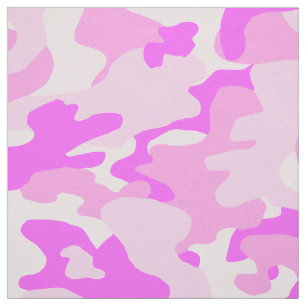 Pink Camouflage Pattern Stoff