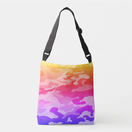 Pink Camouflage Pattern Tasche (Vorderseite)