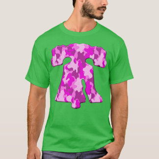 Pink Camouflage Philadelphia Philly Liberty Bell P T-Shirt
