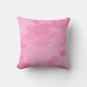 Pink Camouflage Pillow Kissen