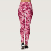 Pink Camouflage Print Leggings (Rückseite)
