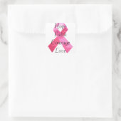 Pink Camouflage Ribbon Faith Stickers (Tasche)