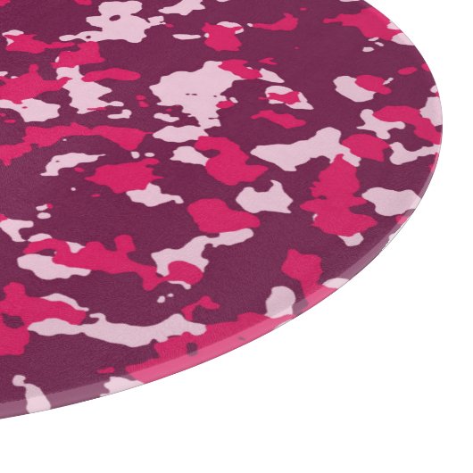 Pink Camouflage Schneidebrett (Ecke)