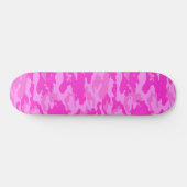 Pink Camouflage Skateboard (Horizontal)