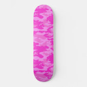 Pink Camouflage Skateboard (Vorderseite)