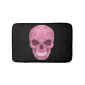Pink Camouflage Skull Bath Mat Badematte (Vorderseite)