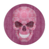 Pink Camouflage Skull Cutting Board Schneidebrett (Vorderseite)