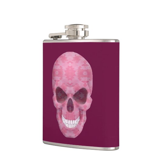 Pink Camouflage Skull Flask Flachmann (Links)