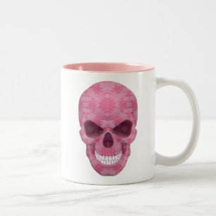 Pink Camouflage Skull Tasse