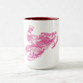 Pink Camouflage Snowmobile Tasse (Zentrum)