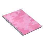 Pink Camouflage Spirale Notebook Notizblock (Rechte Seite)