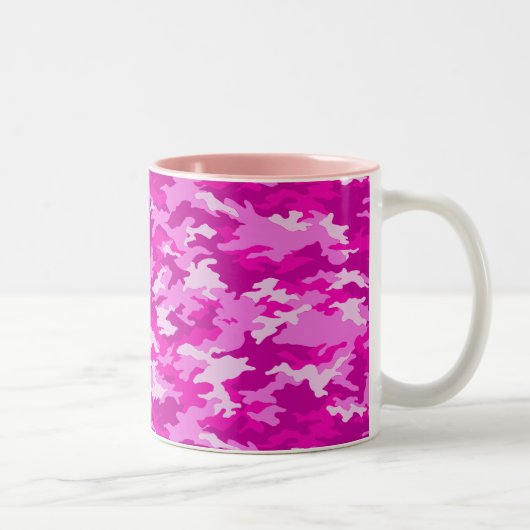 Pink Camouflage Tasse (Rechts)