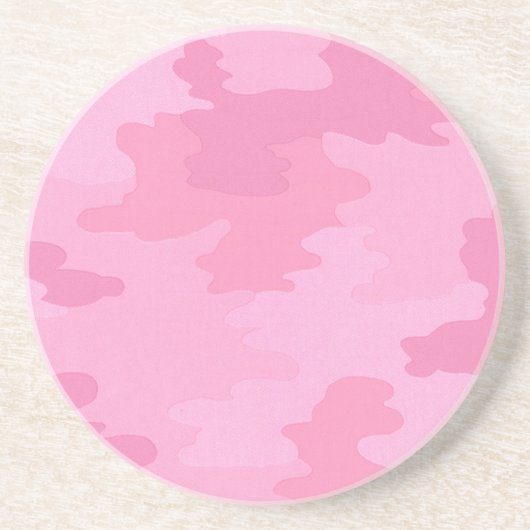 Pink Camouflage Untersetzer (Vorne)