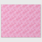 Pink Camouflage Wrapping Paper Geschenkpapier (Flach)