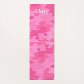 Pink Camouflage Yogamatte (Rückseite)