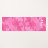Pink Camouflage Yogamatte (Vorderseite (Horizontal))