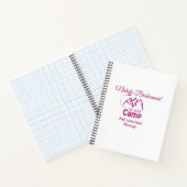 Pink Camp Bridesmaid geben Name Datum Jahr Bachelo Notizblock (Innenseite)