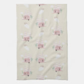 Pink Camper Earthy Pattern Geschirrtuch (Vertikal)