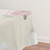 Pink Camper Earthy Pattern Tischdecke (Beispiel)