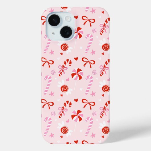 Pink Candy Aesthetic Phone Case (Rückseite)