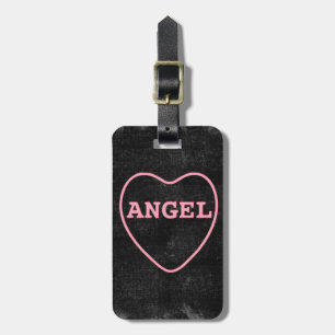 Pink Candy Angel Herzlich Willkommen im Valentiner Gepäckanhänger